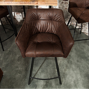 Barová stolička 39082 Loft Anti Hnedá