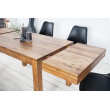 Rozkladací jedálenský stôl 20976 120/200x80cm Masív drevo Palisander Rozkladací jedálenský stôl 20976 120/200x80cm Masív drevo Palisander