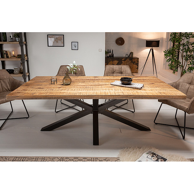 Jedálenský stôl 39443 180x90cm Masív drevo Mango prírodné Jedálenský stôl 39443 180x90cm Masív drevo Mango prírodné