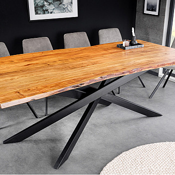 Jedálenský stôl Mammut 43783 200x100cm Masív drevo Acacia