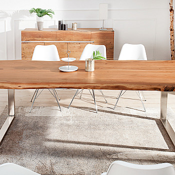 Jedálenský stôl Mammut 200x100cm Masív drevo Acacia