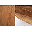 Jedálenský stôl Mammut X 200x100cm drevo Acacia -HONEY