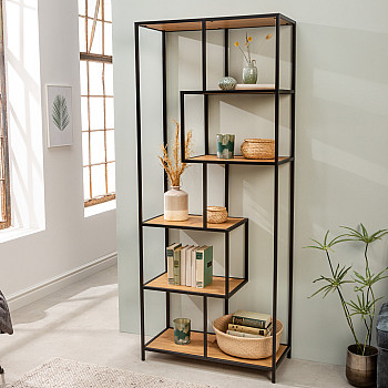 Knižnica/Regál 42022 77cm Slim Line Divoký Dub