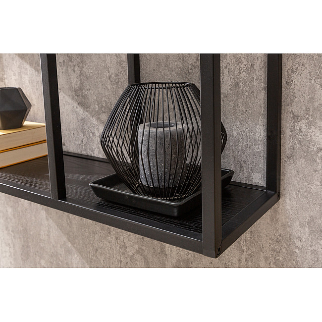 Knižnica/Regál 42029 75cm Slim Line  Čierny jaseň