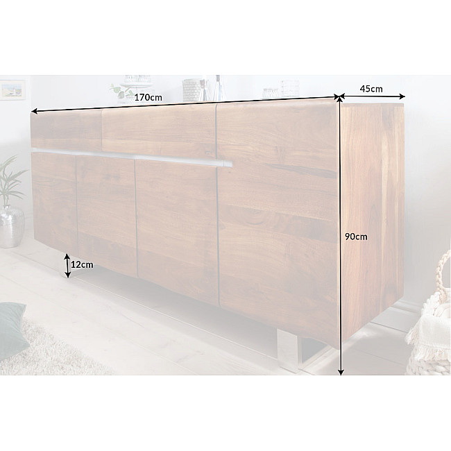 Komoda Mammut 36555 170cm Drevo Acacia Honey