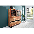 Komoda/Vitrína 38330 120cm Drevo Acacia Komoda/Vitrína 38330 120cm Drevo Acacia
