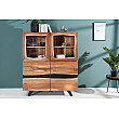 Komoda/Vitrína 38330 120cm Drevo Acacia Komoda/Vitrína 38330 120cm Drevo Acacia