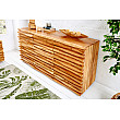 Komoda 39736 160cm Relief Drevo Acacia Komoda 39736 160cm Relief Drevo Acacia