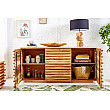 Komoda 39736 160cm Relief Drevo Acacia Komoda 39736 160cm Relief Drevo Acacia