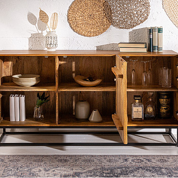 Komoda 41400 140cm Scorpion Drevo Mango