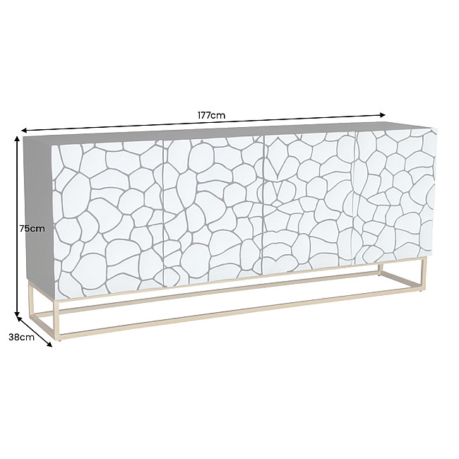 Komoda 44646 177cm Vulcano Drevo Mango Komoda 44646 177cm Vulcano Drevo Mango