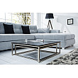 Konferenčný stôl 37118 75x75cm 2-Set Čierny Konferenčný stôl 37118 75x75cm 2-Set Čierny