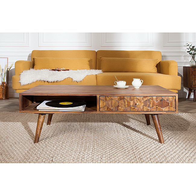 Konferenčný stôl 39743 110x60cm Drevo Palisander - PRODUKT JE SKLADOM U NÁS - 1Ks Konferenčný stôl 39743 110x60cm Drevo Palisander - PRODUKT JE SKLADOM U NÁS - 1Ks