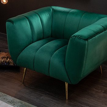 Kreslo 40478 Noblesse Zamat Smaragdovozelená