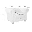Kreslo 42312 Chesterfield Zamat Champagner Kreslo 42312 Chesterfield Zamat Champagner