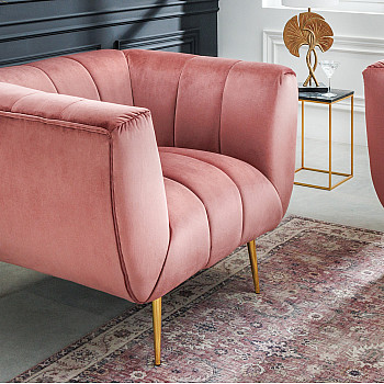 Kreslo 43265 Noblesse Zamat Staroružová