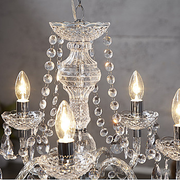 Luster 1451 5-Ramien číry - PRODUKT JE SKLADOM U NÁS - 1Ks