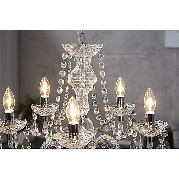 Luster 1451 5-Ramien číry - PRODUKT JE SKLADOM U NÁS - 1Ks