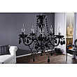 Luster 1452 5-Ramien čierny - PRODUKT JE SKLADOM U NÁS - 1Ks
