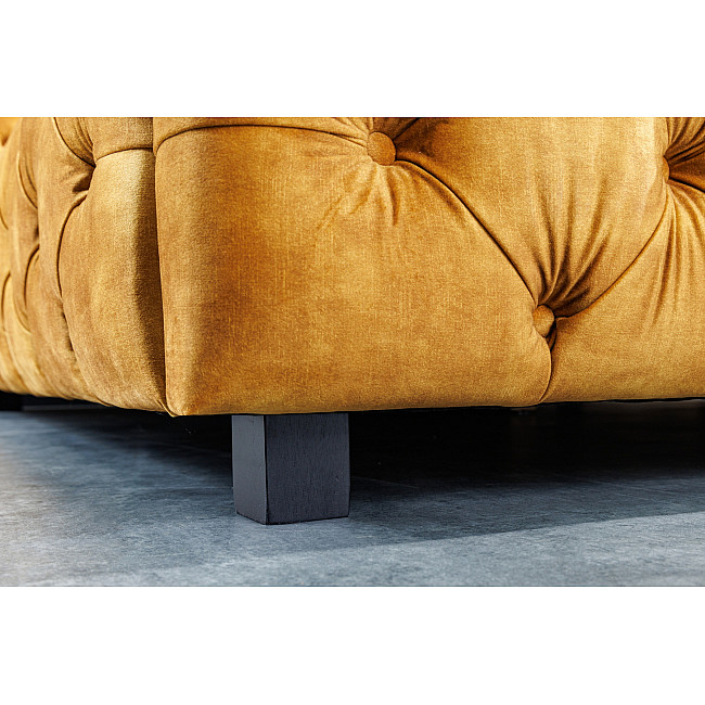 Posteľ 41641 180x200cm Zamat Žltá