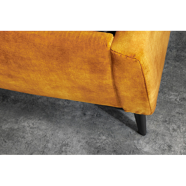 Posteľ 41666 160x200cm Boutique Zamat Žltá