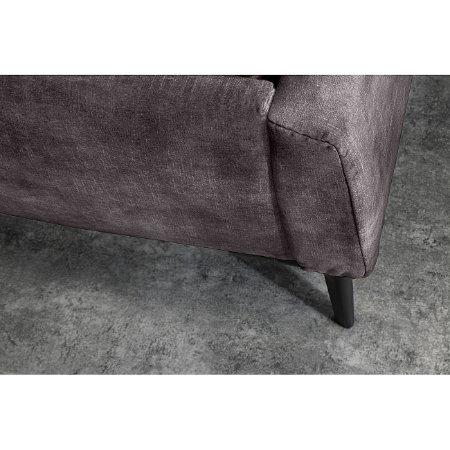 Posteľ 41669 160x200cm Boutique Zamat Tmavošedá