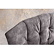 Posteľ 41670 180x200cm Boutique Zamat Tmavošedá