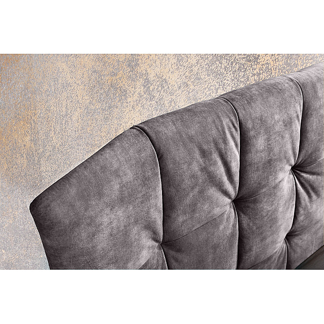 Posteľ 41670 180x200cm Boutique Zamat Tmavošedá