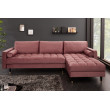 Rohová sedacia súprava 40276 Cozy - Zamat starorúžová Rohová sedacia súprava 40276 Cozy - Zamat starorúžová