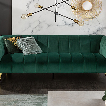 Sedacia súprava 40404 225cm Noblesse Zamat Smaragdovozelená