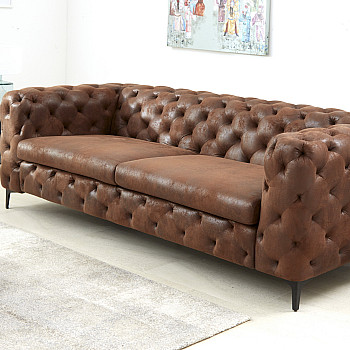 Sedacia súprava 40464 240cm Modern Barock Antik Hnedá