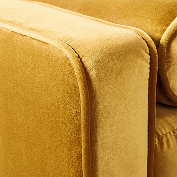 Sedacia súprava 41072 220cm Cozy - Zamat Žltá