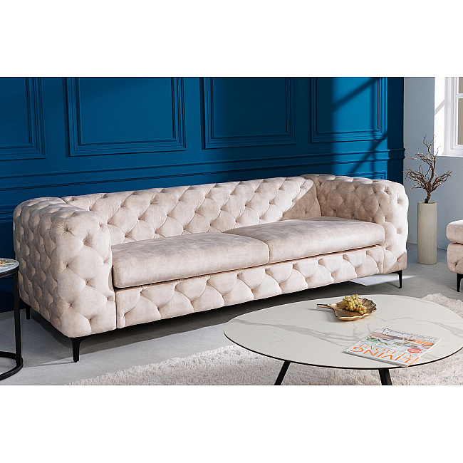 Sedacia súprava 42641 235cm Modern Barock Zamat Champagner Sedacia súprava 42641 235cm Modern Barock Zamat Champagner