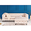 Sedacia súprava 42641 235cm Modern Barock Zamat Champagner Sedacia súprava 42641 235cm Modern Barock Zamat Champagner