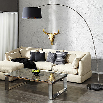 Stojaca lampa 13069 Oblúková Čierna