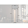 Stojaca lampa 17321 Ø55cm drevo