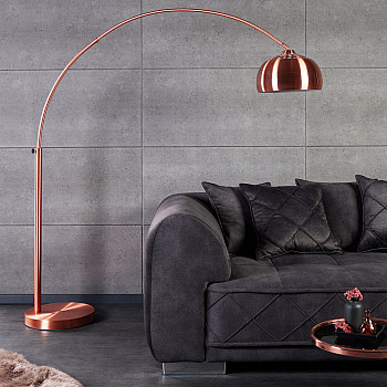 Stojaca lampa 21599 Oblúková Medená