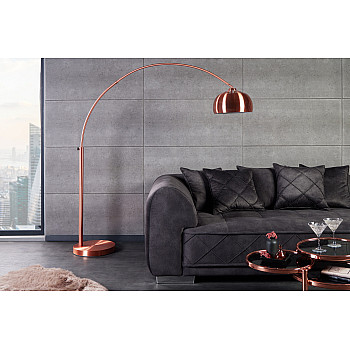 Stojaca lampa 21599 Oblúková Medená