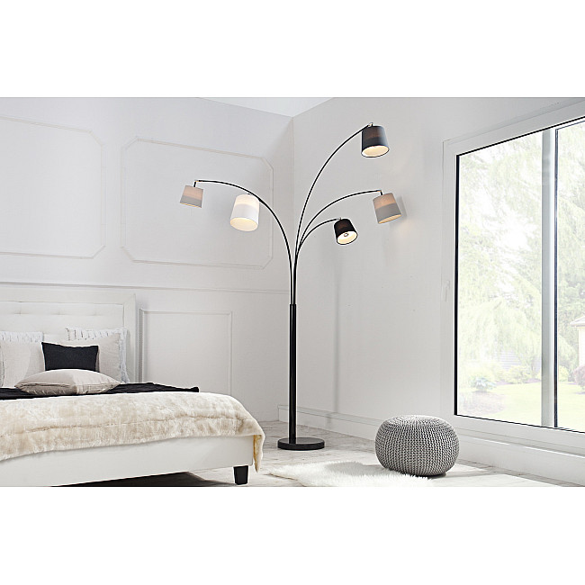 Stojaca lampa 36398 Čierna, šedá, biela Stojaca lampa 36398 Čierna, šedá, biela