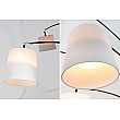 Stojaca lampa 36398 Čierna, šedá, biela Stojaca lampa 36398 Čierna, šedá, biela