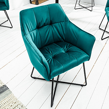 Stolička 41660 Loft Zamat Tyrkisová