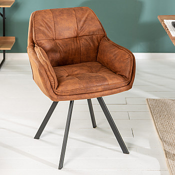 Stolička 39838 Lounger Svetlohnedá