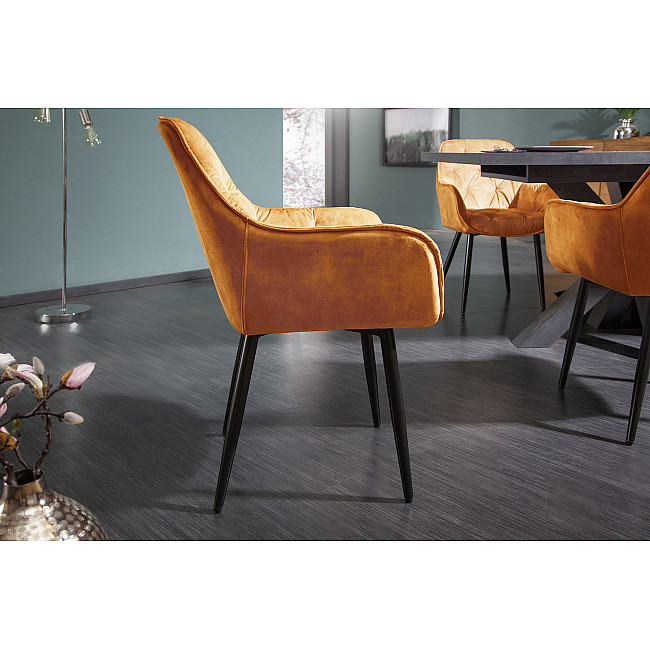 Stolička 41179 Milano Zamat Žltá Stolička 41179 Milano Zamat Žltá
