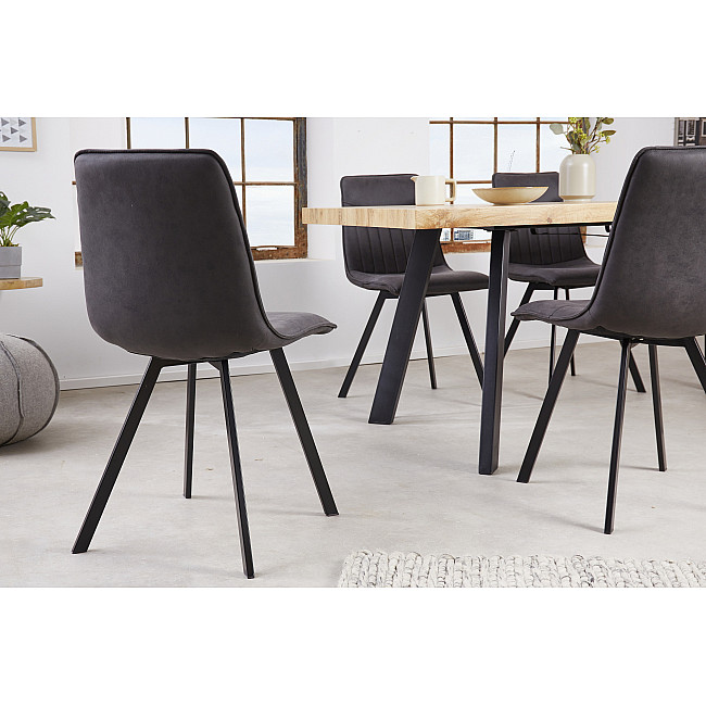 Stolička 41403 Aston Mikrofaser Šedá