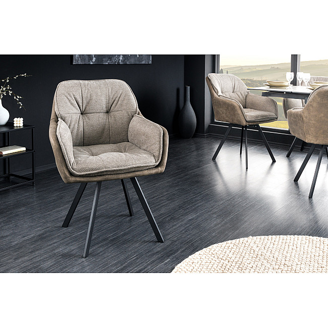 Stolička 41662 Lounger Vintage Taupe - otočná Stolička 41662 Lounger Vintage Taupe - otočná