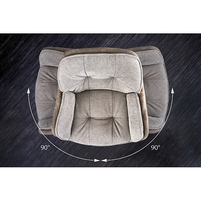 Stolička 41662 Lounger Vintage Taupe - otočná Stolička 41662 Lounger Vintage Taupe - otočná