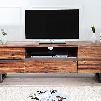 TV-skrinka 42076 160cm Drevo Acacia - PRODUKT JE SKLADOM U NÁS - 1Ks