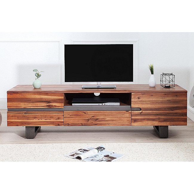 TV-skrinka 42076 160cm Drevo Acacia - PRODUKT JE SKLADOM U NÁS - 1Ks