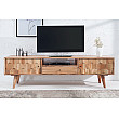 TV-skrinka 38423 140cm Masív drevo Acacia Retro TV-skrinka 38423 140cm Masív drevo Acacia Retro