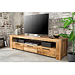 TV-skrinka 38929 170cm Masív drevo Mango Industrial look TV-skrinka 38929 170cm Masív drevo Mango Industrial look